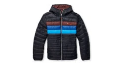 Cotopaxi Fuego Down Hooded Jacket - Women's -Cotopaxi Shop opplanet cotopaxi fuego down hooded jacket womens black chestnut stripes 2xs fdj f22 blkchs w xxs main
